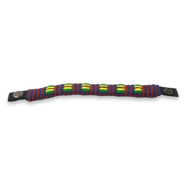 Alternate image for Kente Inspired Handcrafted Mens Wristband Bracelet Kente Kingdom