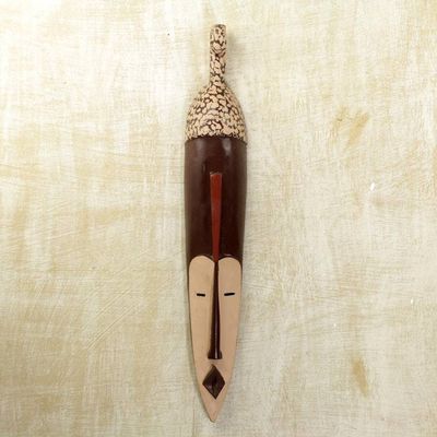 Alternate image for African wood mask Village Wise Man