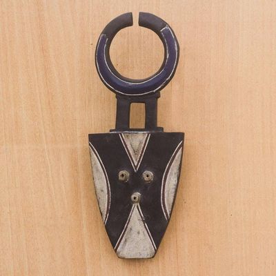 Alternate image for Handmade African Wood Mask Kulango Earth God
