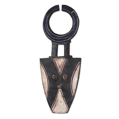 Alternate image for Handmade African Wood Mask Kulango Earth God