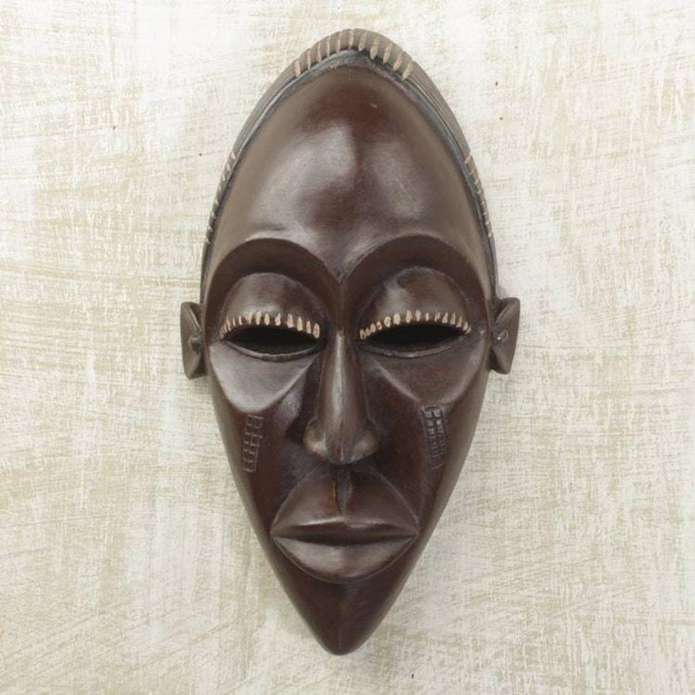 Congolese wood mask 'Congo Court Adviser'