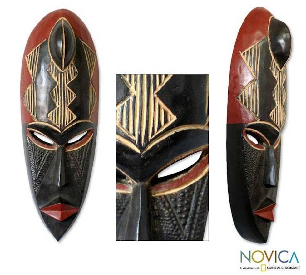 Ewe wood mask 'Proof of Love'