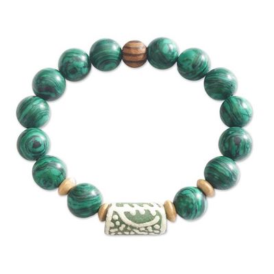 Alternate image for Recycled Glass Bead Bracelet from Ghana Someone to Love