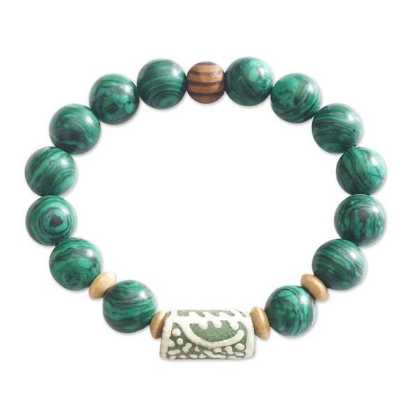 Alternate image for Recycled Glass Bead Bracelet from Ghana Someone to Love