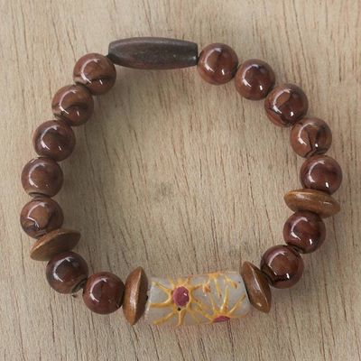 Alternate image for Hand Crafted Eco-Friendly Beaded Bracelet Your Friend