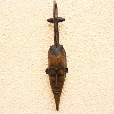 Alternate image for Ivoirian wood mask Guro Flamingo