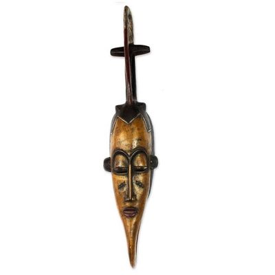 Alternate image for Ivoirian wood mask Guro Flamingo