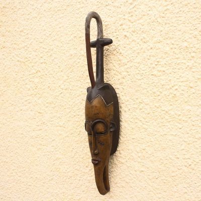 Alternate image for Ivoirian wood mask Guro Flamingo