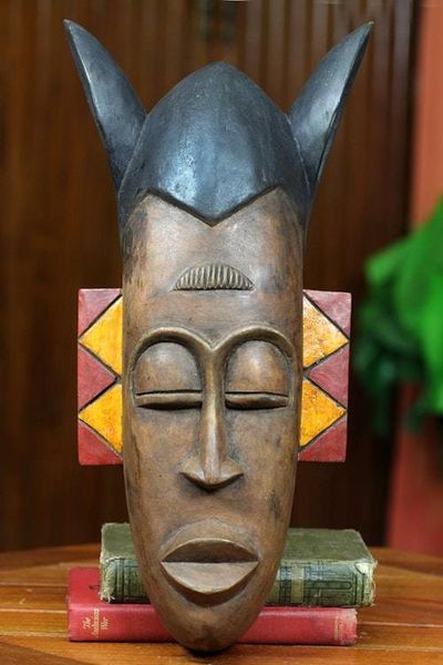 Alternate image for Ashanti wood mask Chiefs Sword Bearer