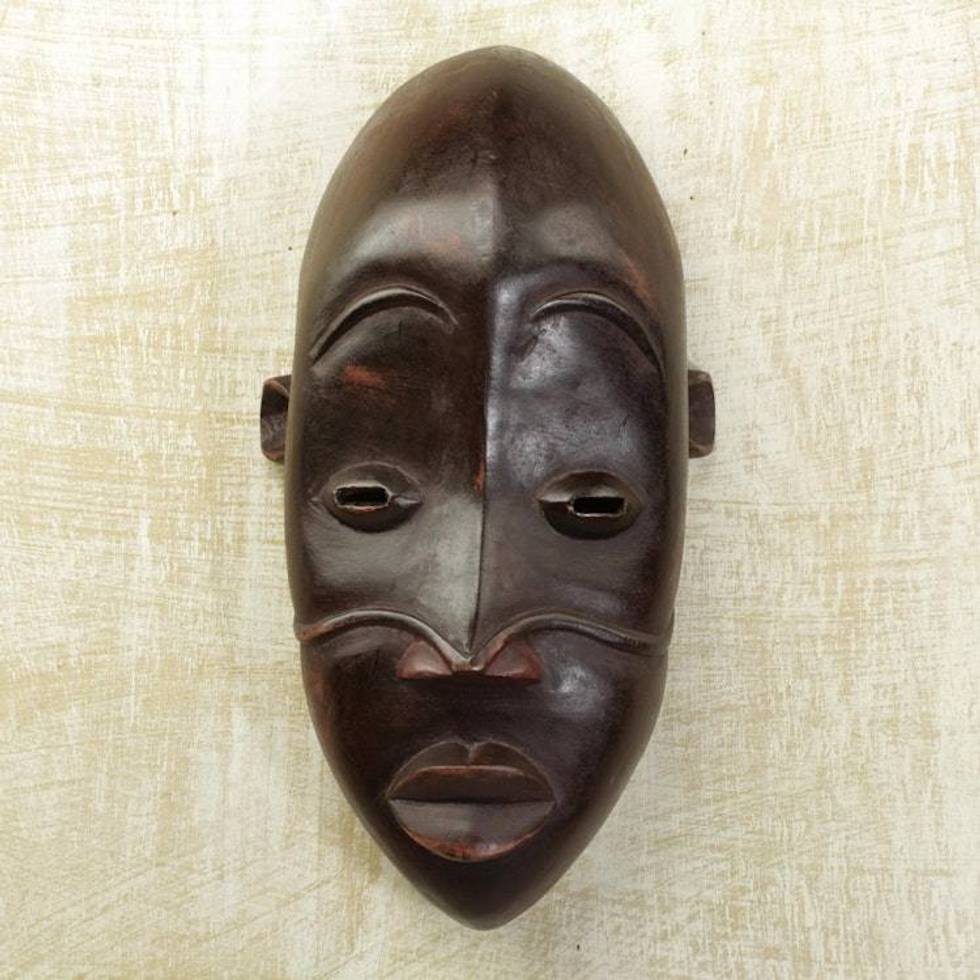 Dan wood mask 'Dan Adolescent'