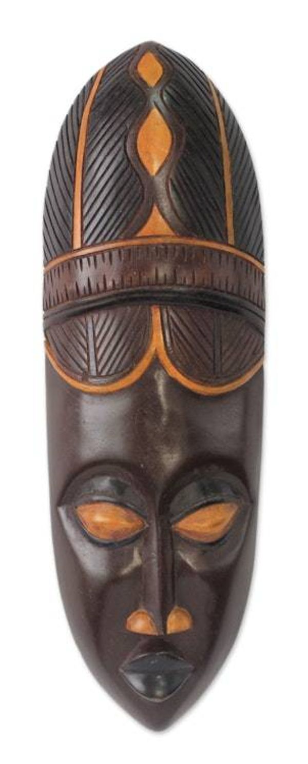 Alternate image for African Baule Tribe Wood Mask Baule Harvest