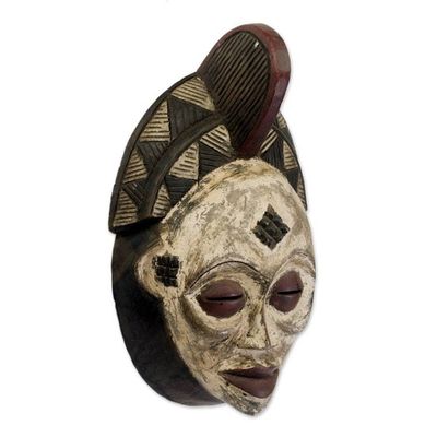 Alternate image for Gabonese Africa wood mask Spirit Guide