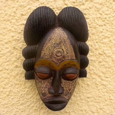Alternate image for Akan wood mask Seer