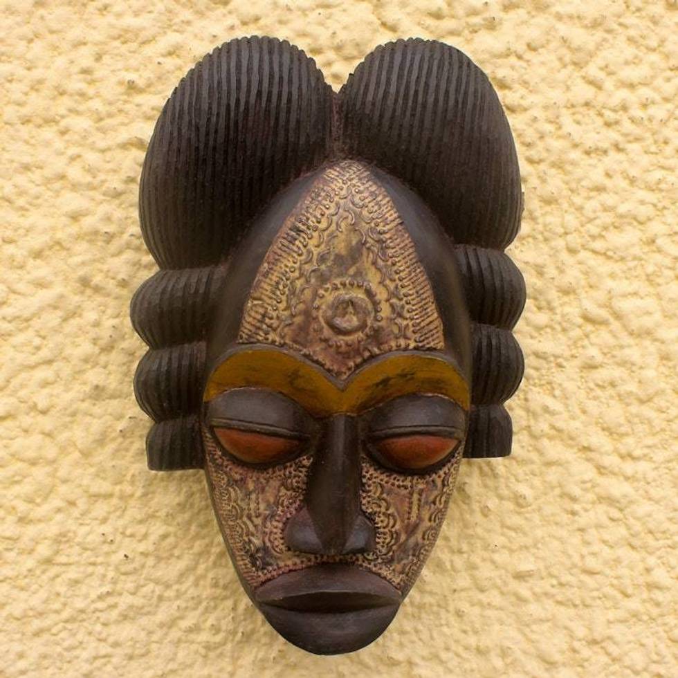 Akan wood mask 'Seer'
