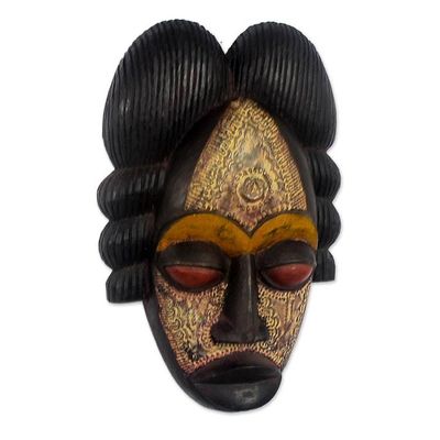 Alternate image for Akan wood mask Seer