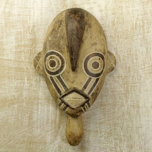 Alternate image for Fair Trade Burkina Faso Wood Mask Bobo Boar
