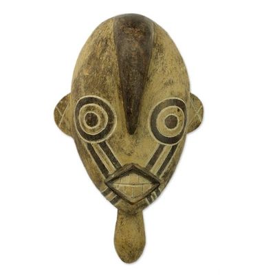 Alternate image for Fair Trade Burkina Faso Wood Mask Bobo Boar