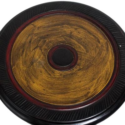 Alternate image for Romantic Cedar Wood Accent Table from Ghana Two Lovers
