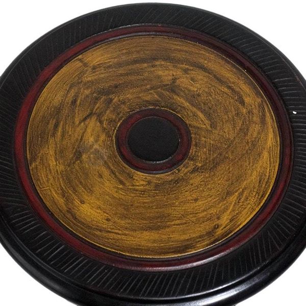Alternate image for Romantic Cedar Wood Accent Table from Ghana Two Lovers