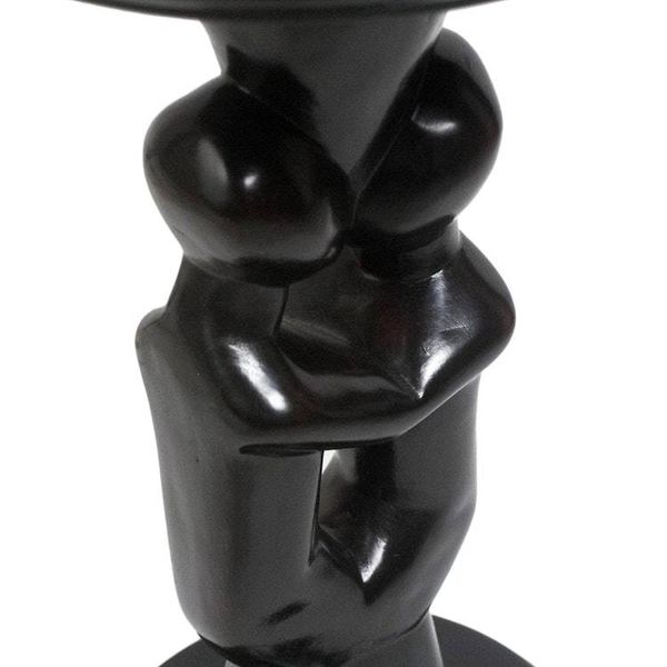 Alternate image for Romantic Cedar Wood Accent Table from Ghana Two Lovers