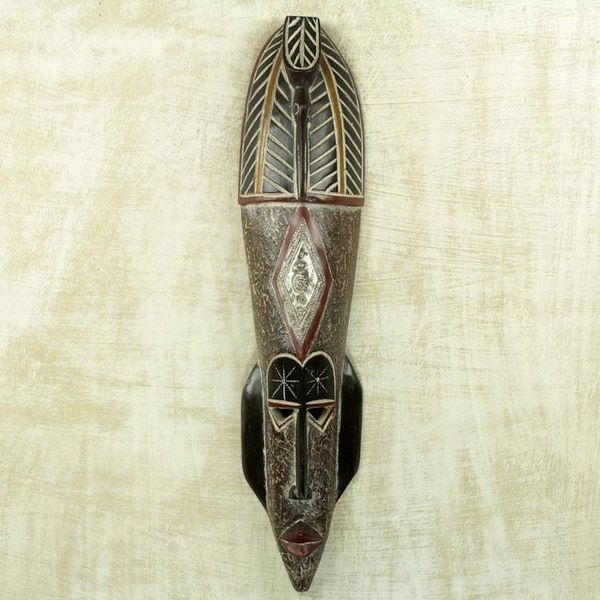 Alternate image for The Seers Mask Original African Art Crafted by Artisan Ganin Neesa