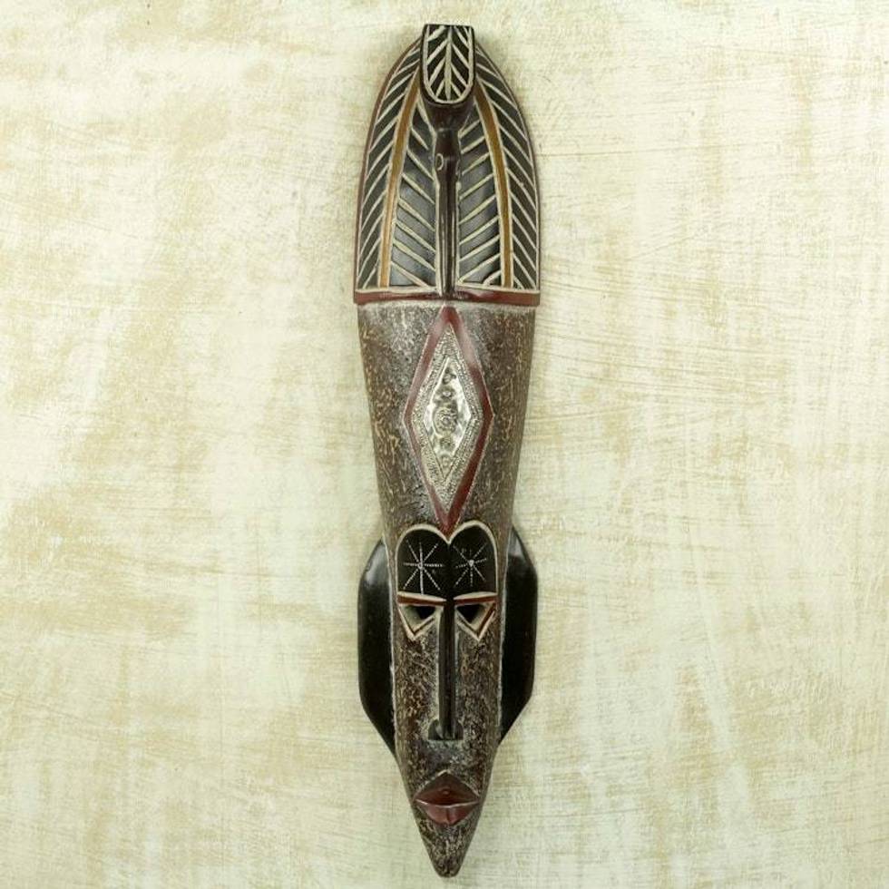 The Seer's Mask Original African Art Crafted by Artisan 'Ganin Neesa'