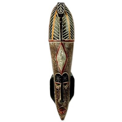 Alternate image for The Seers Mask Original African Art Crafted by Artisan Ganin Neesa