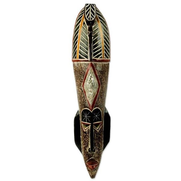 Alternate image for The Seers Mask Original African Art Crafted by Artisan Ganin Neesa