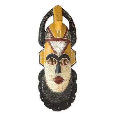 Alternate image for Hand Made Wood Mask Chiefs Staff