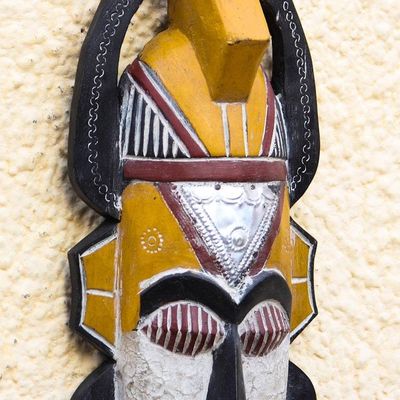 Alternate image for Hand Made Wood Mask Chiefs Staff