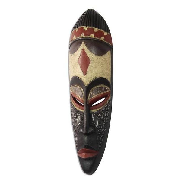 Alternate image for Ethiopian wood mask Hail to the Chief