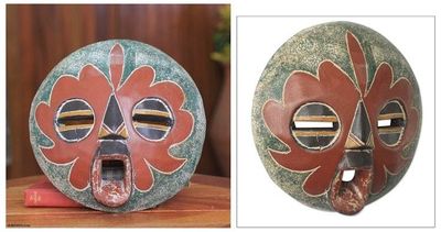 Alternate image for Original African Mask Crafted by Hand Amince