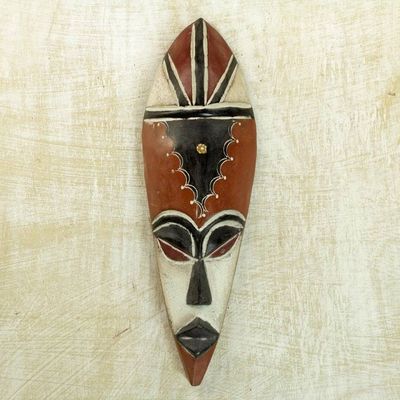 Alternate image for African wood mask Serve Well