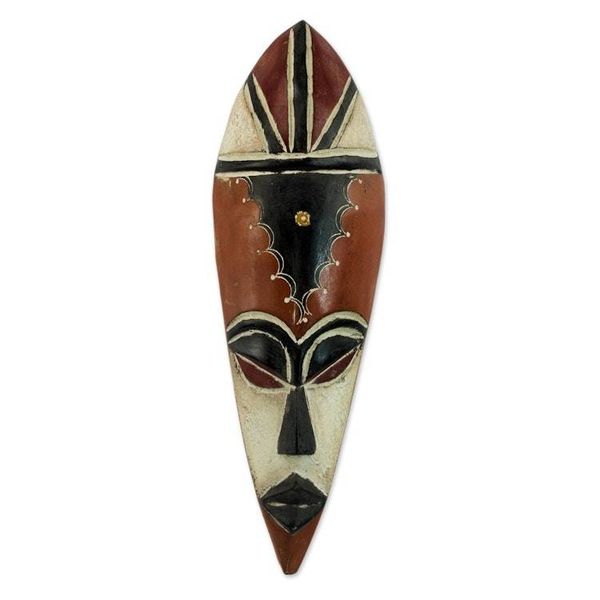 Alternate image for African wood mask Serve Well