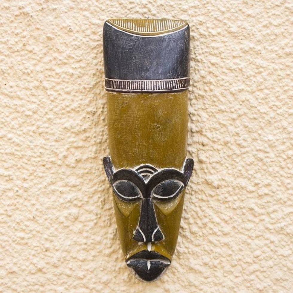 Frafra Tribe-Style African Wood Mask from Ghana 'Frafra'