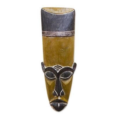 Alternate image for Frafra Tribe-Style African Wood Mask from Ghana Frafra