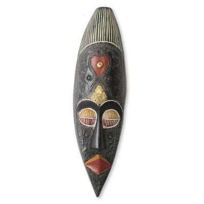 Alternate image for Artisan Crafted African Mask from Ghana Love