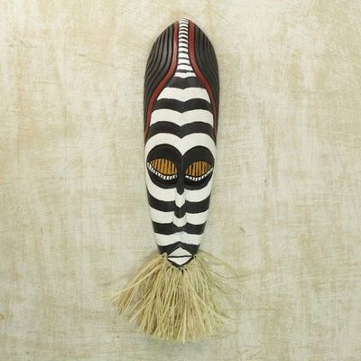 Alternate image for Hand Carved Sese Wood Adaoma Good Lady Mask from Ghana Adaoma