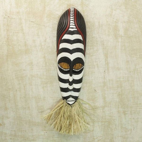 Alternate image for Hand Carved Sese Wood Adaoma Good Lady Mask from Ghana Adaoma