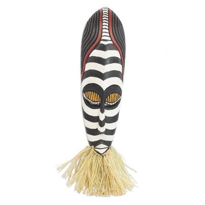Alternate image for Hand Carved Sese Wood Adaoma Good Lady Mask from Ghana Adaoma