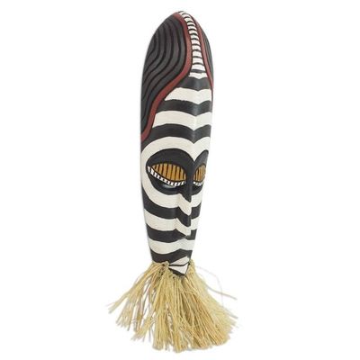 Alternate image for Hand Carved Sese Wood Adaoma Good Lady Mask from Ghana Adaoma