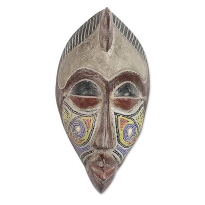 Alternate image for Original African Mask with Beadwork Nku