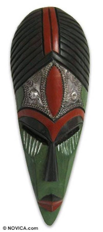 Alternate image for Wood and Brass Ga Mask Blessed Child