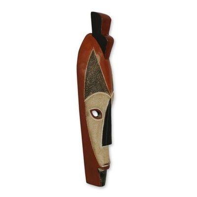 Alternate image for Handcrafted Wood Wall Mask Stand Firm