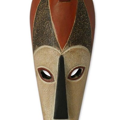 Alternate image for Handcrafted Wood Wall Mask Stand Firm