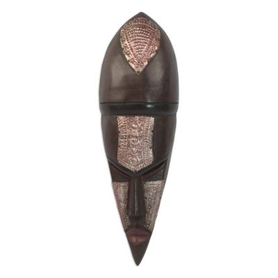 Alternate image for Handcrafted Wood Mask Man from the Stars