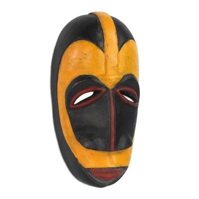 Alternate image for Fair Trade Ivoirian Wood Mask Guro Wisdom
