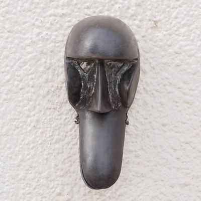 Alternate image for Burkina Faso Africa wood mask Perseverance