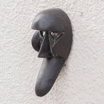 Alternate image for Burkina Faso Africa wood mask Perseverance