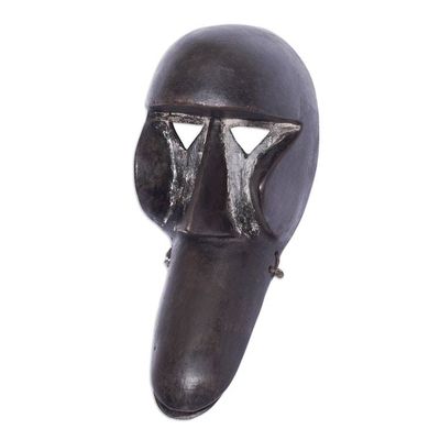 Alternate image for Burkina Faso Africa wood mask Perseverance